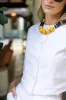 Blair Top Linen - Blanc sold by Julia Amory