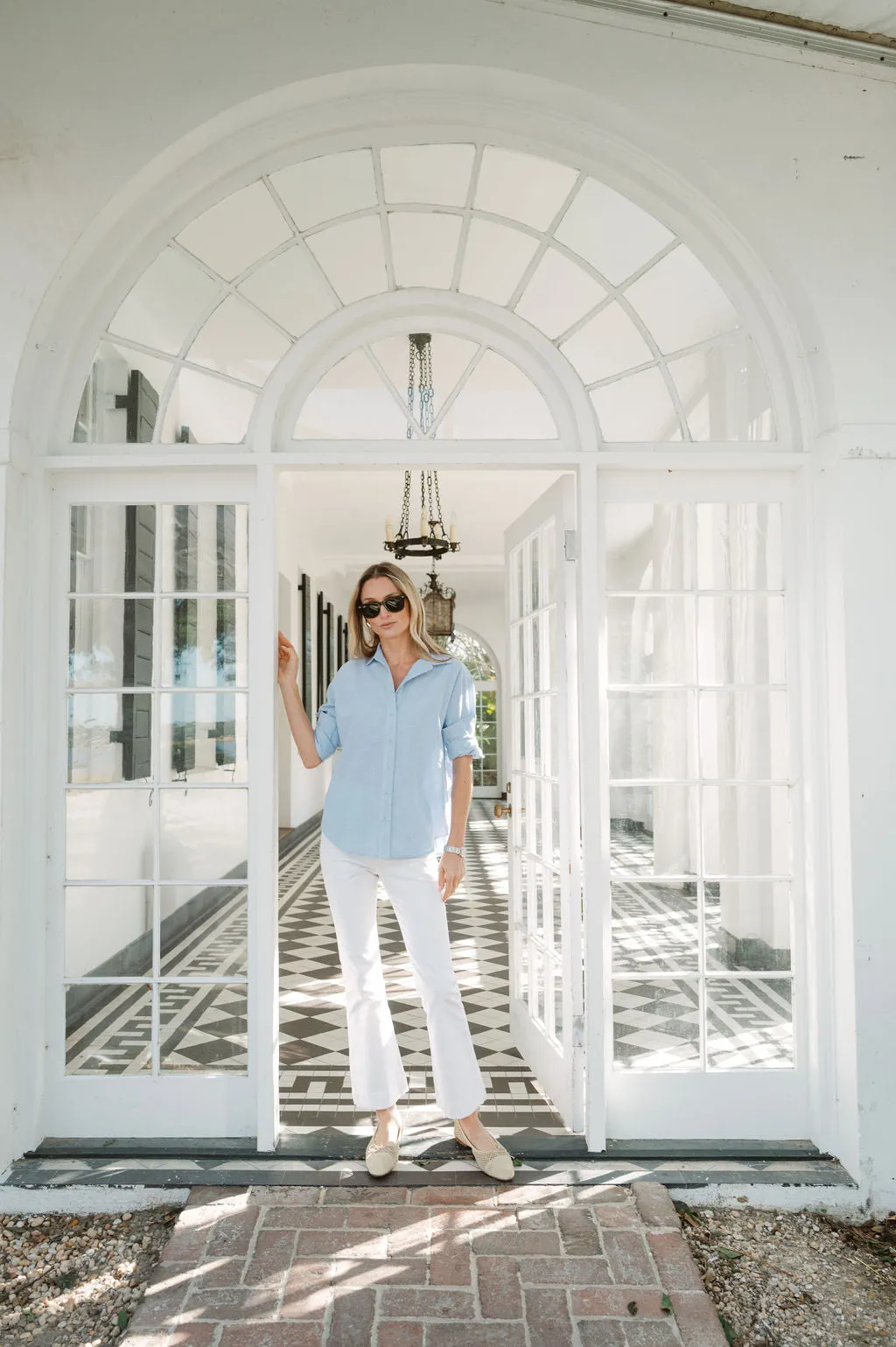 Bell Pant Twill - White sold by Julia Amory product image thumbnail 2