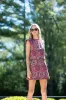 Gidget Mini Skirt - Fleur Kaleidoscope sold by Julia Amory