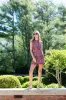 Gidget Mini Skirt - Fleur Kaleidoscope sold by Julia Amory