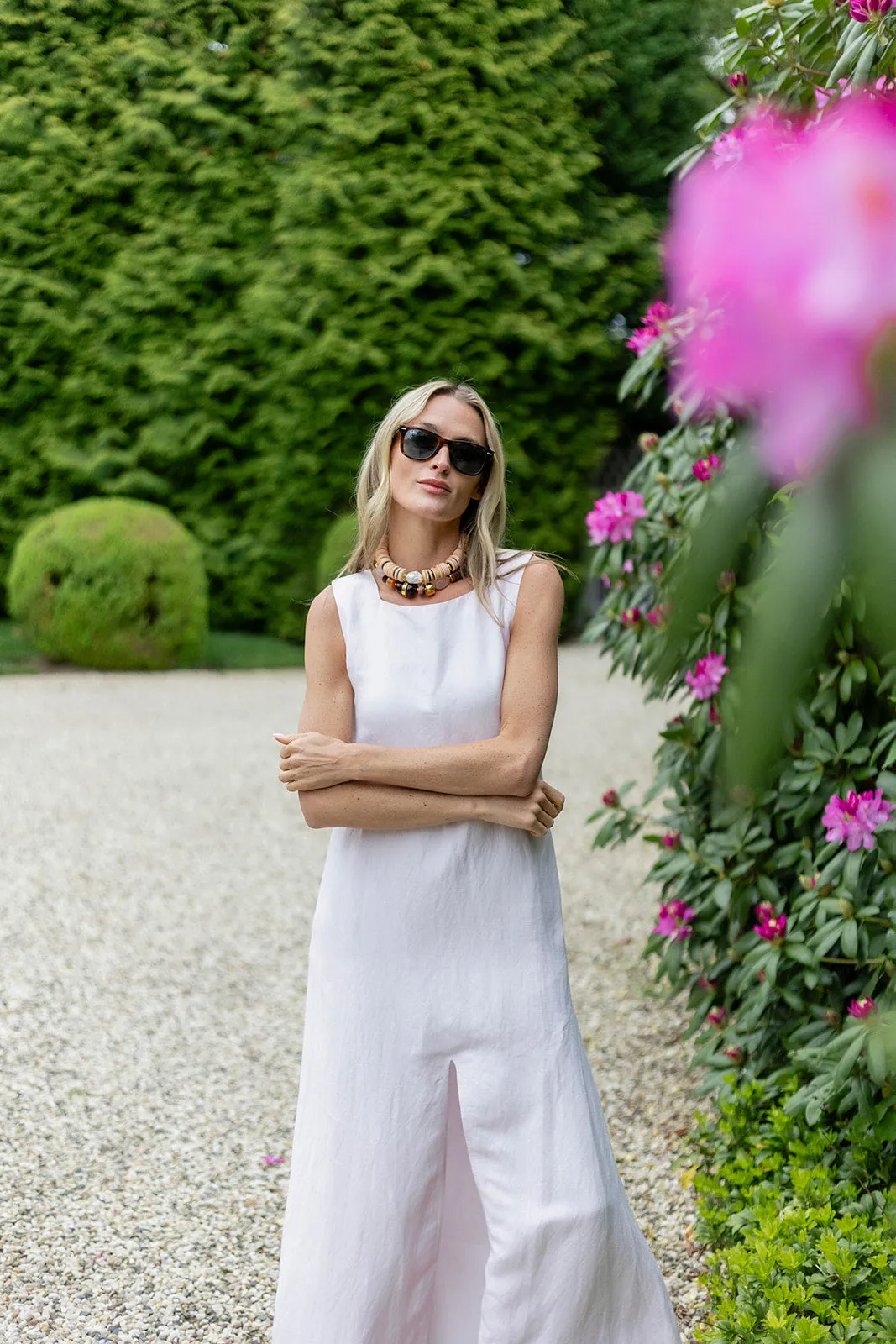 Isabella Dress - Shell sold by Julia Amory product image thumbnail 4