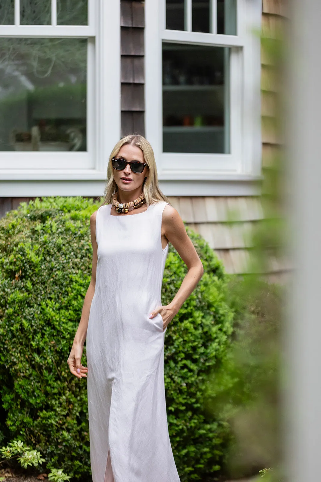 Isabella Dress - Shell sold by Julia Amory product image thumbnail 5