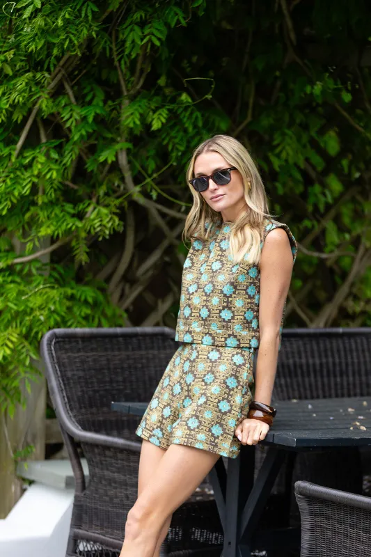 Slim Shell Top - Ecru Sandstone sold by Julia Amory