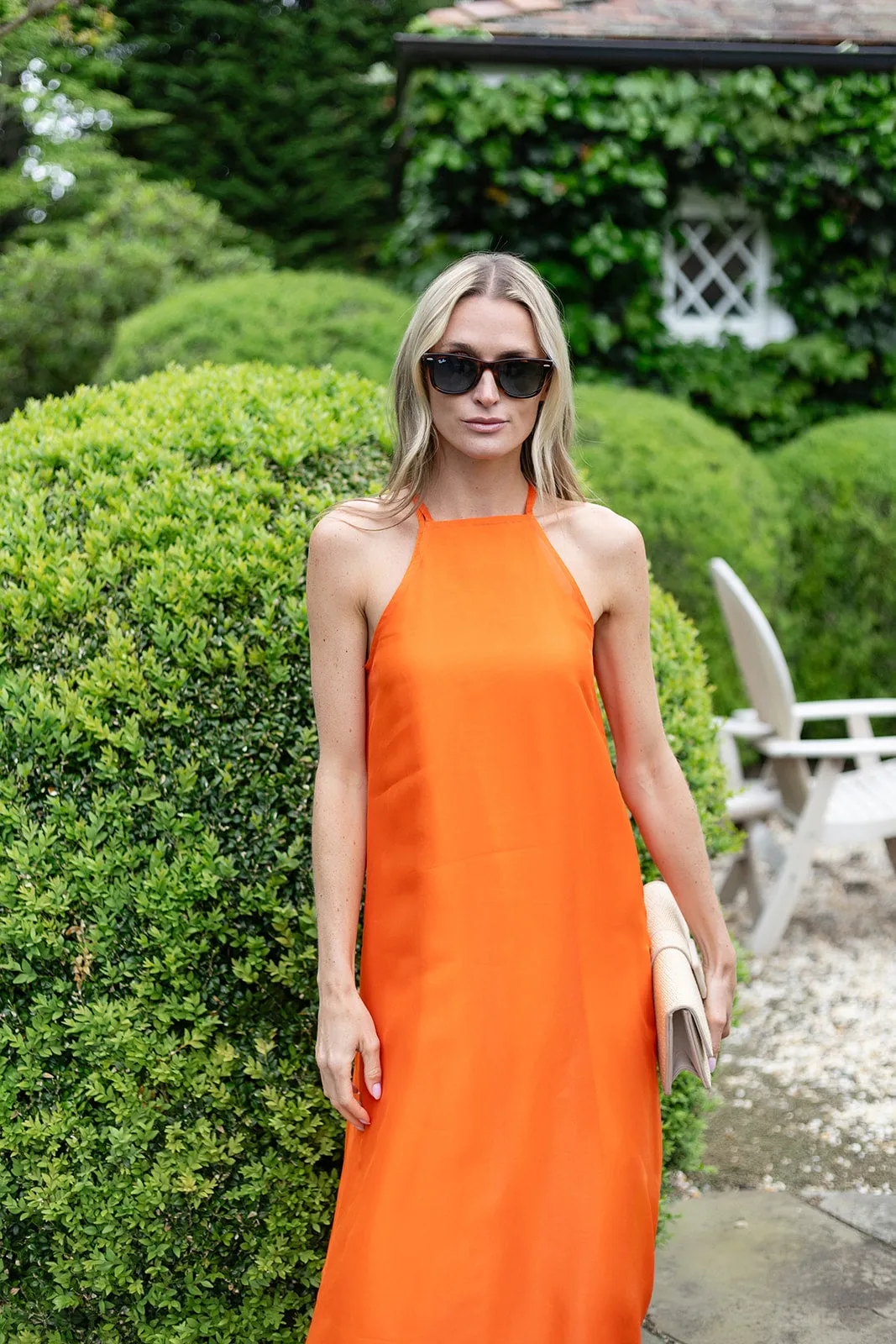 Sarah Dress - Tangerine sold by Julia Amory product image thumbnail 3