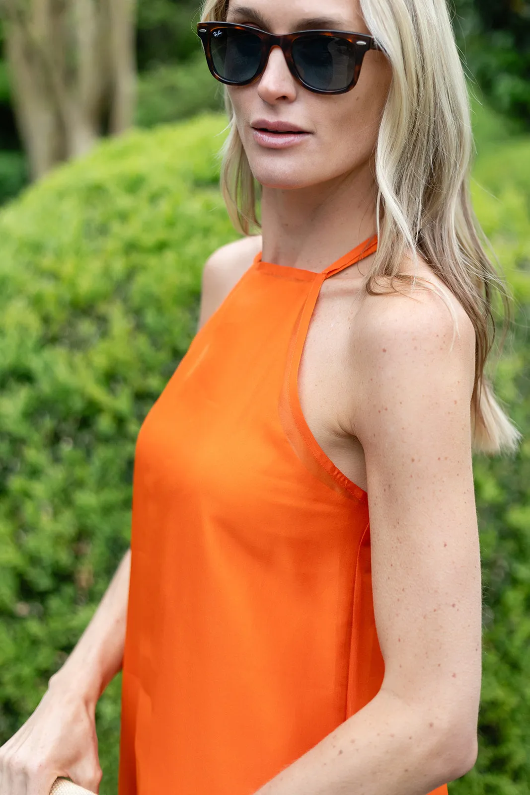 Sarah Dress - Tangerine sold by Julia Amory product image thumbnail 2
