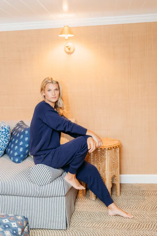 Falmouth Jogger - Peacoat sold by Julia Amory