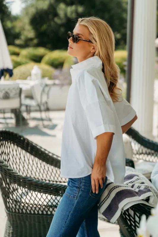 Marge Shirt - Blanc sold by Julia Amory