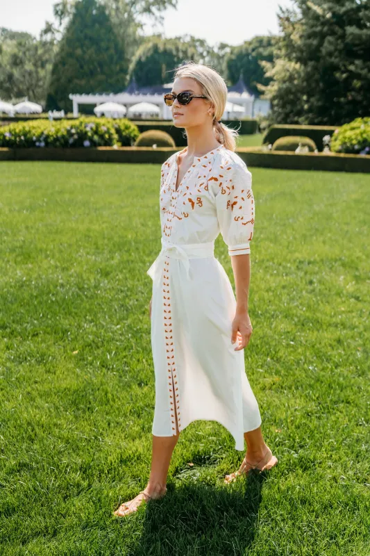 Cordelia Coatue Dress - Blanc sold by Julia Amory