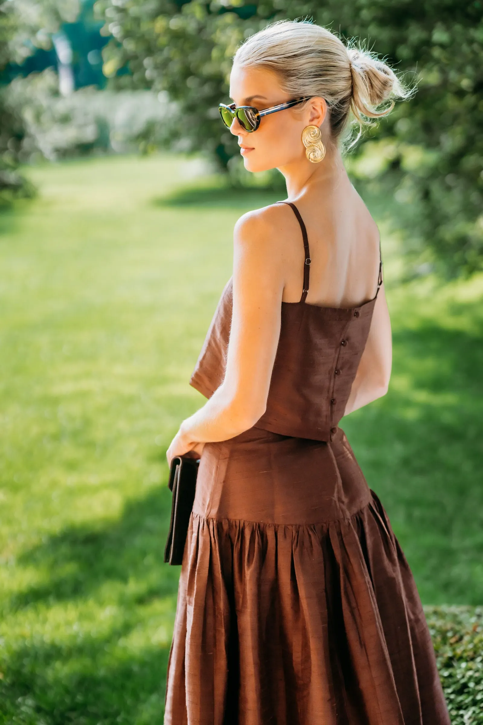 Circle Top Dupioni - Coco sold by Julia Amory product image thumbnail 4