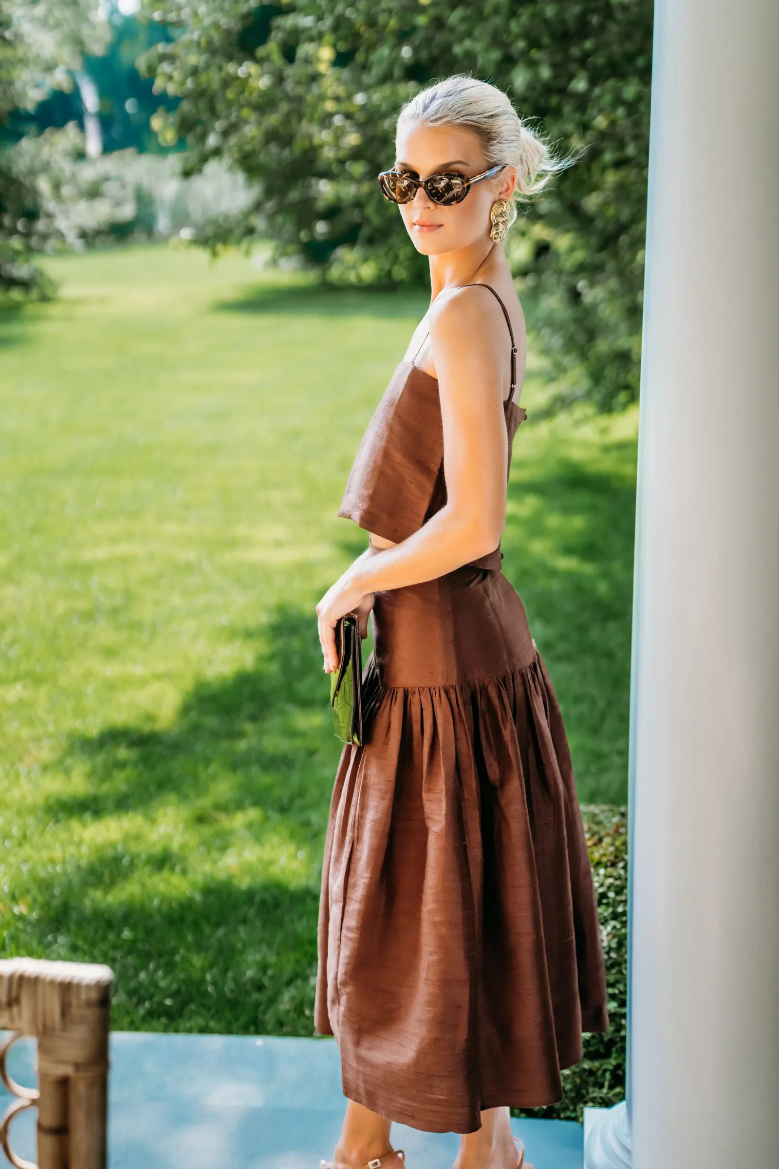 Circle Top Dupioni - Coco sold by Julia Amory product image thumbnail 2