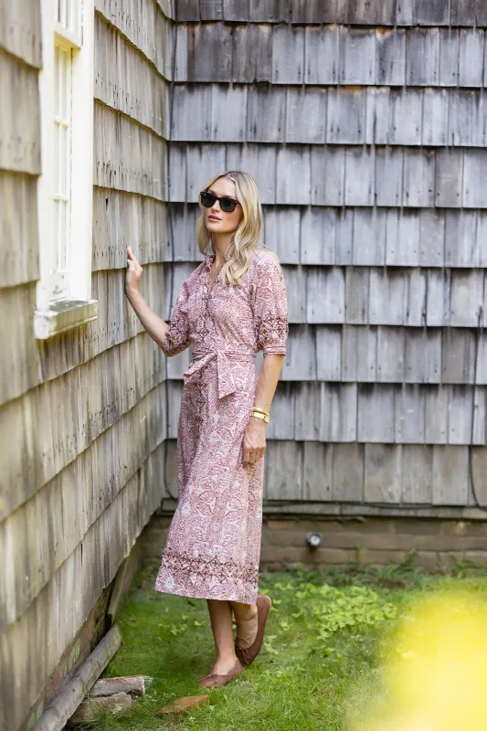 Cordelia Coatue Dress - Rose Cinque Terre sold by Julia Amory