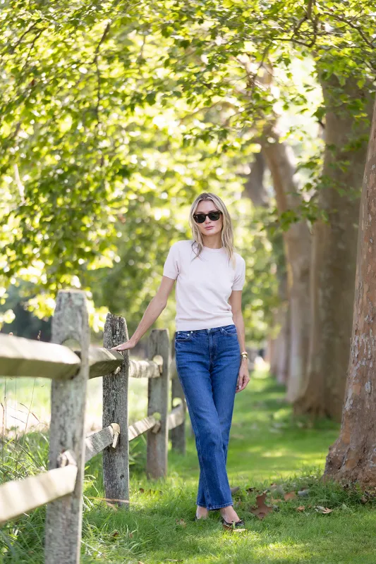 Lee Sweater - Shell Pink sold by Julia Amory