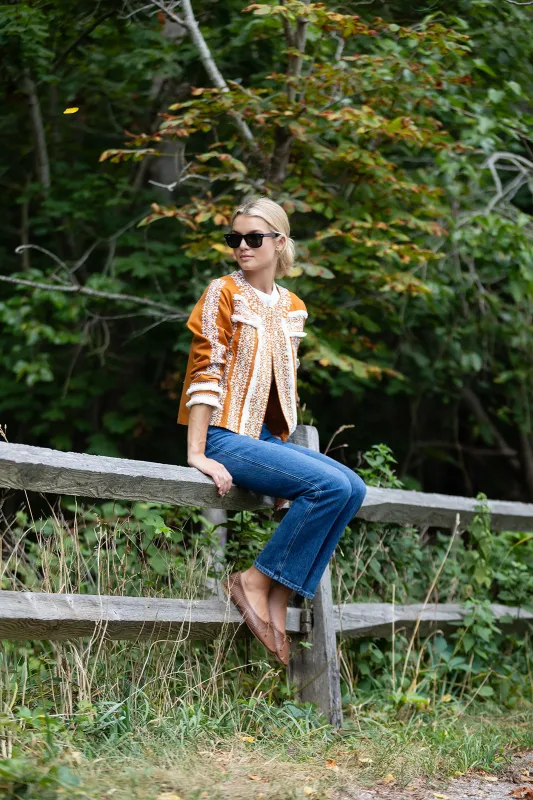 Fringe Jacket - Tobacco sold by Julia Amory