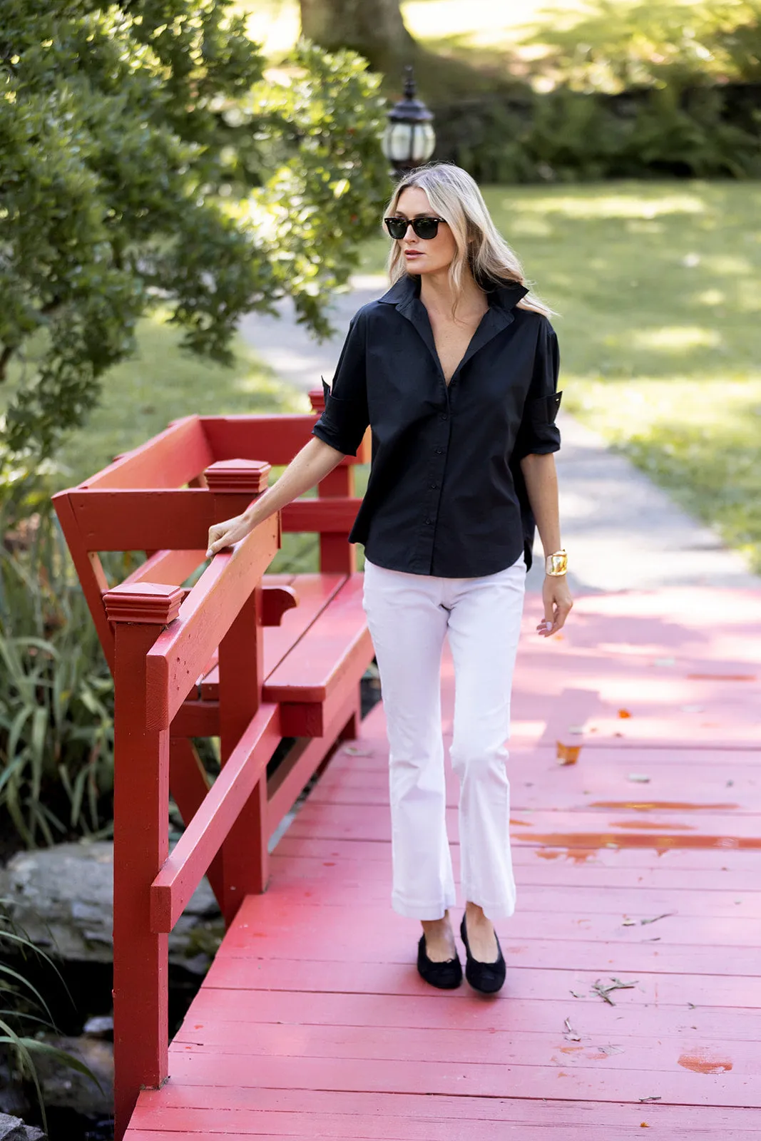 The Carolyn Shirt - Noir sold by Julia Amory product image thumbnail 4