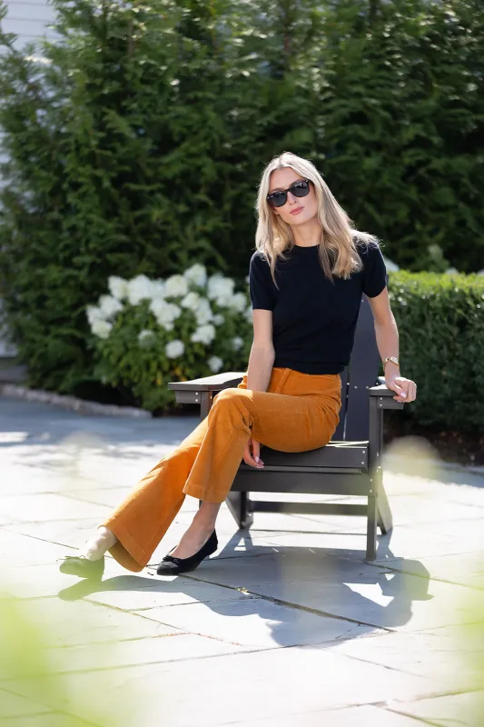 Bell Pant Corduroy - Tobacco sold by Julia Amory