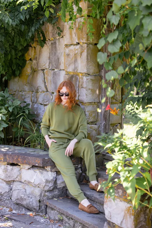 Falmouth Jogger - Moss sold by Julia Amory