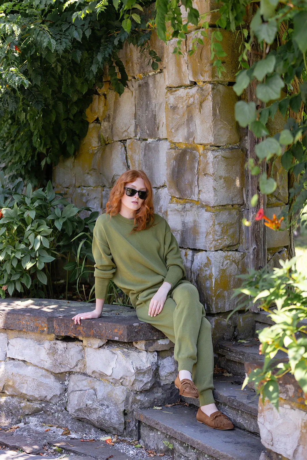 Falmouth Jogger - Moss sold by Julia Amory product image thumbnail 5