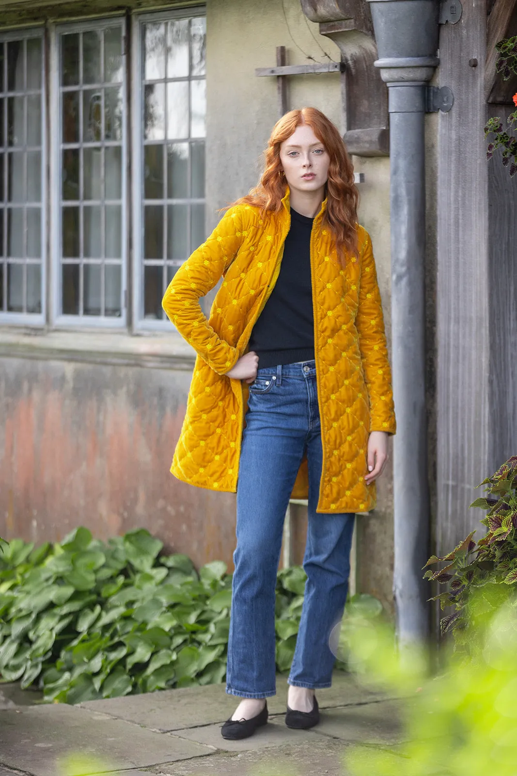 Jackie Coat - Saffron sold by Julia Amory product image thumbnail 4