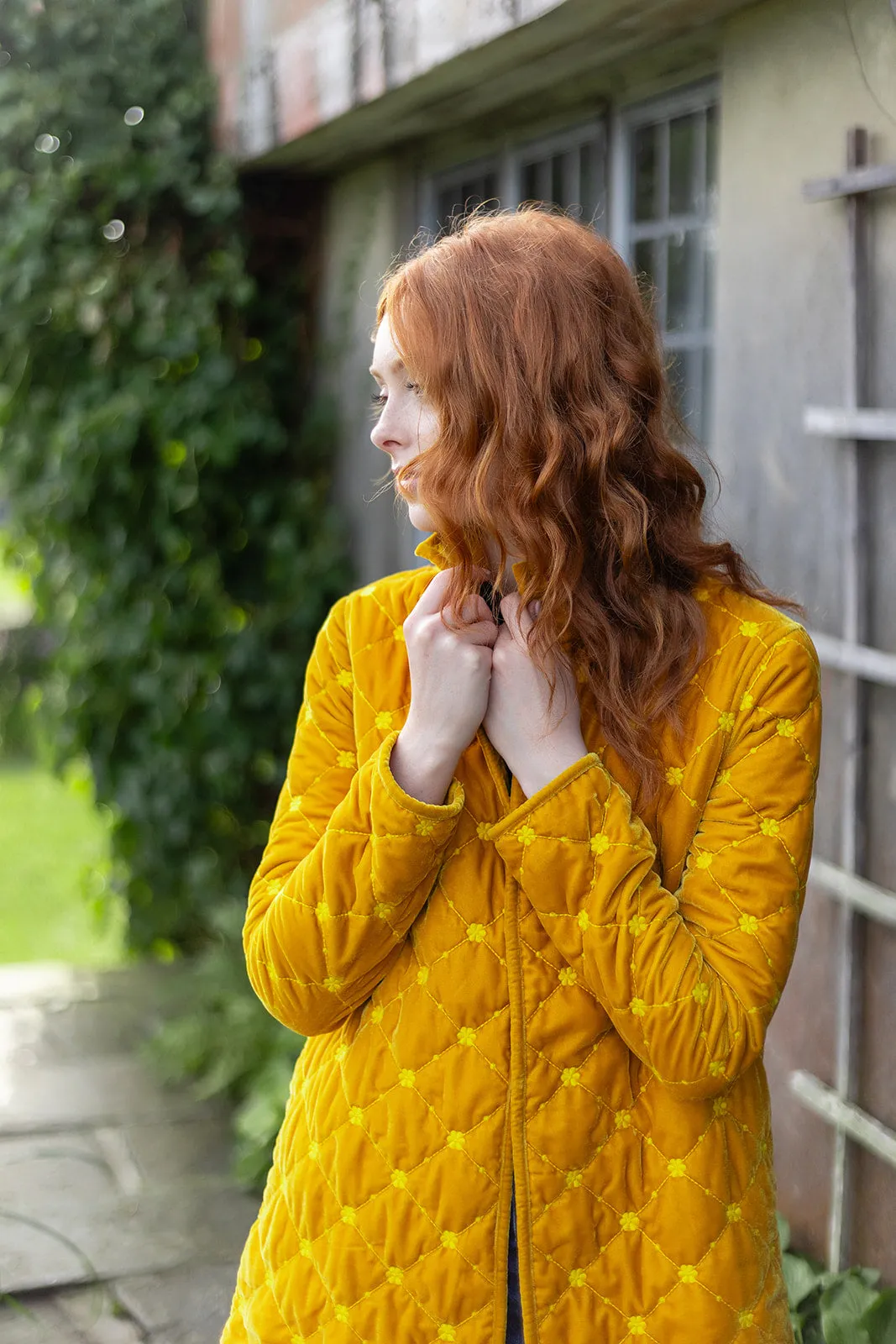 Jackie Coat - Saffron sold by Julia Amory product image thumbnail 3