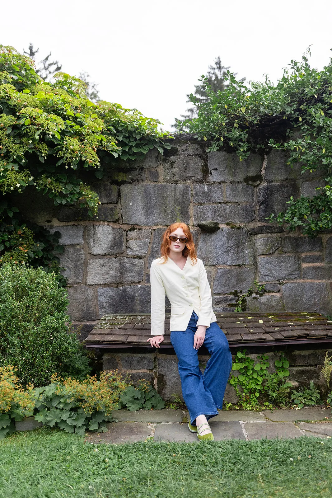 Colette Jacket Corduroy - Warm White sold by Julia Amory product image thumbnail 5