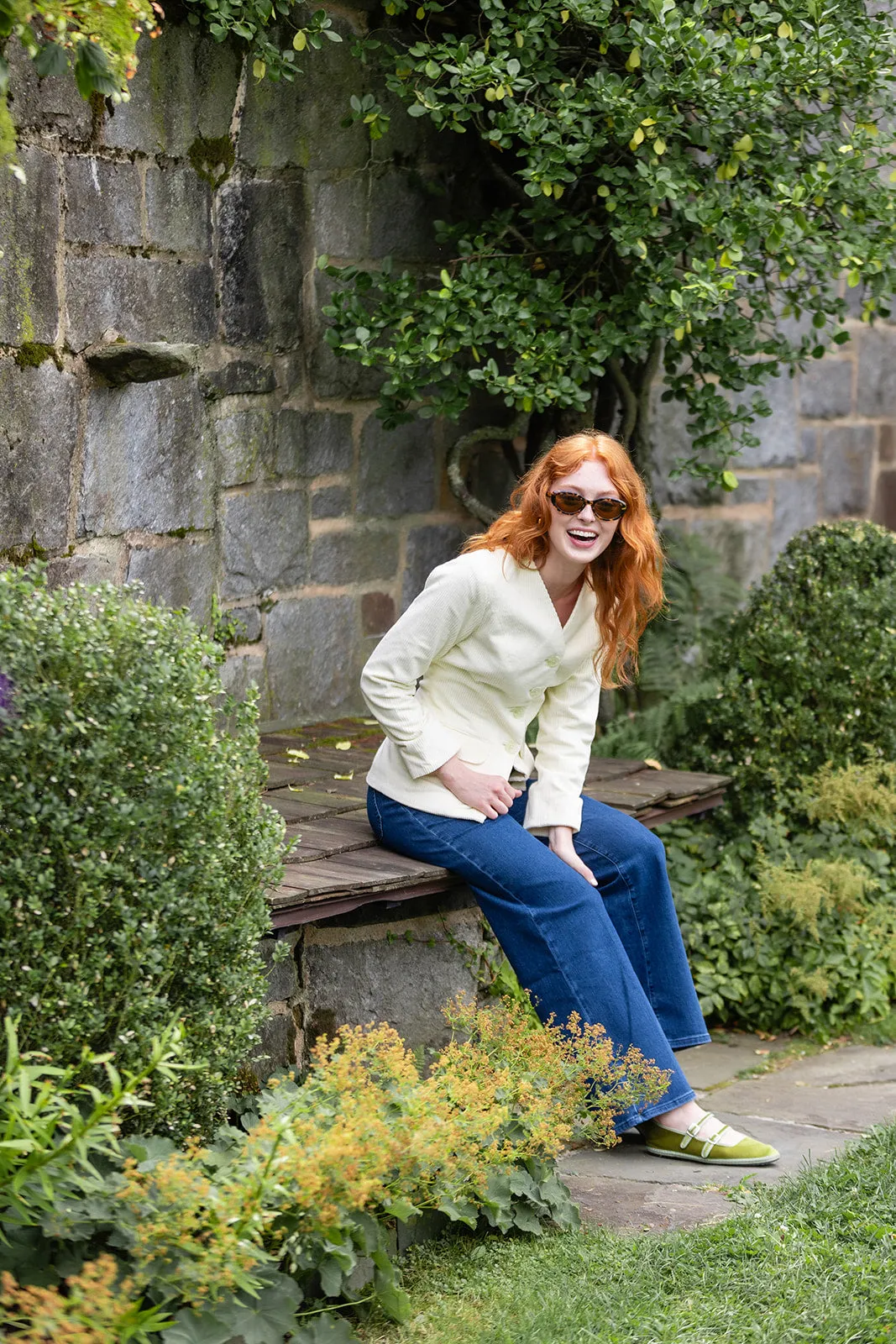 Colette Jacket Corduroy - Warm White sold by Julia Amory product image thumbnail 4