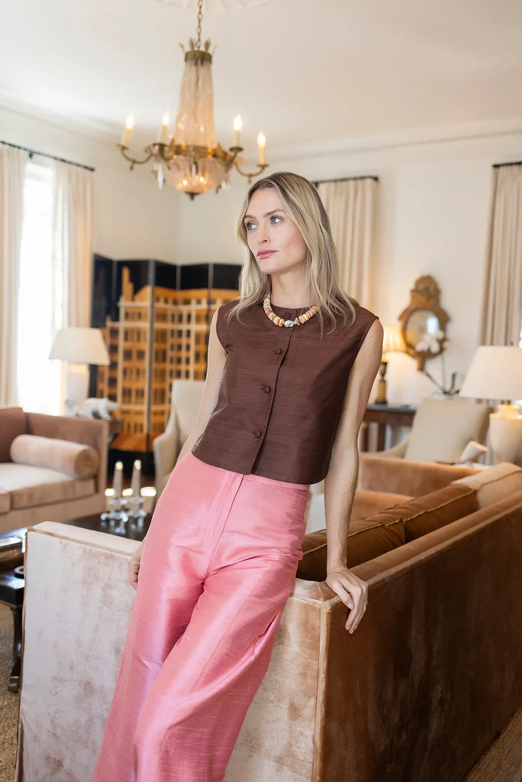 Julia Pant - Dusty Rose sold by Julia Amory product image thumbnail 3