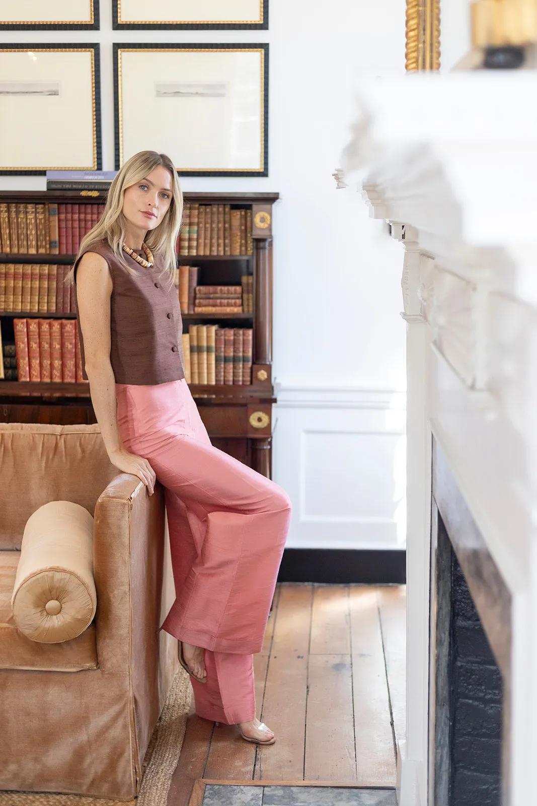 Julia Pant - Dusty Rose sold by Julia Amory product image thumbnail 2