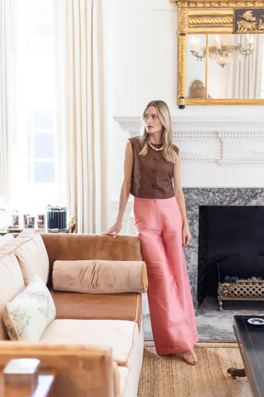 Julia Pant - Dusty Rose sold by Julia Amory