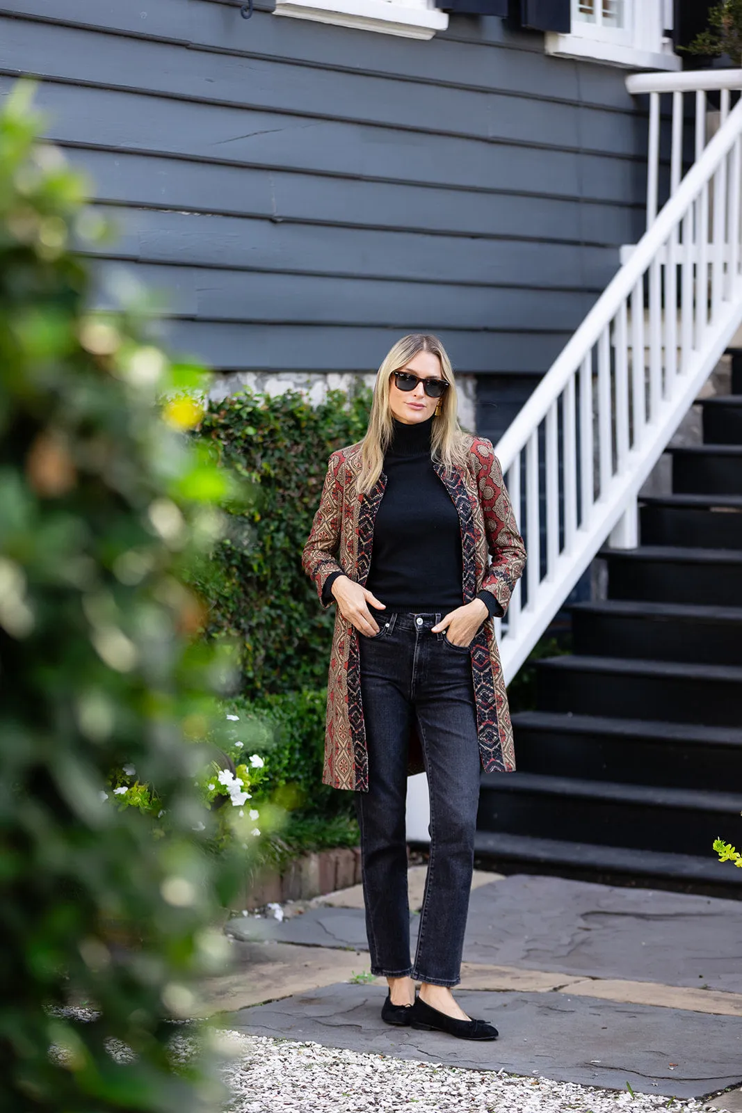 Ali Jacket - Clay Palazzo Tile sold by Julia Amory product image thumbnail 2