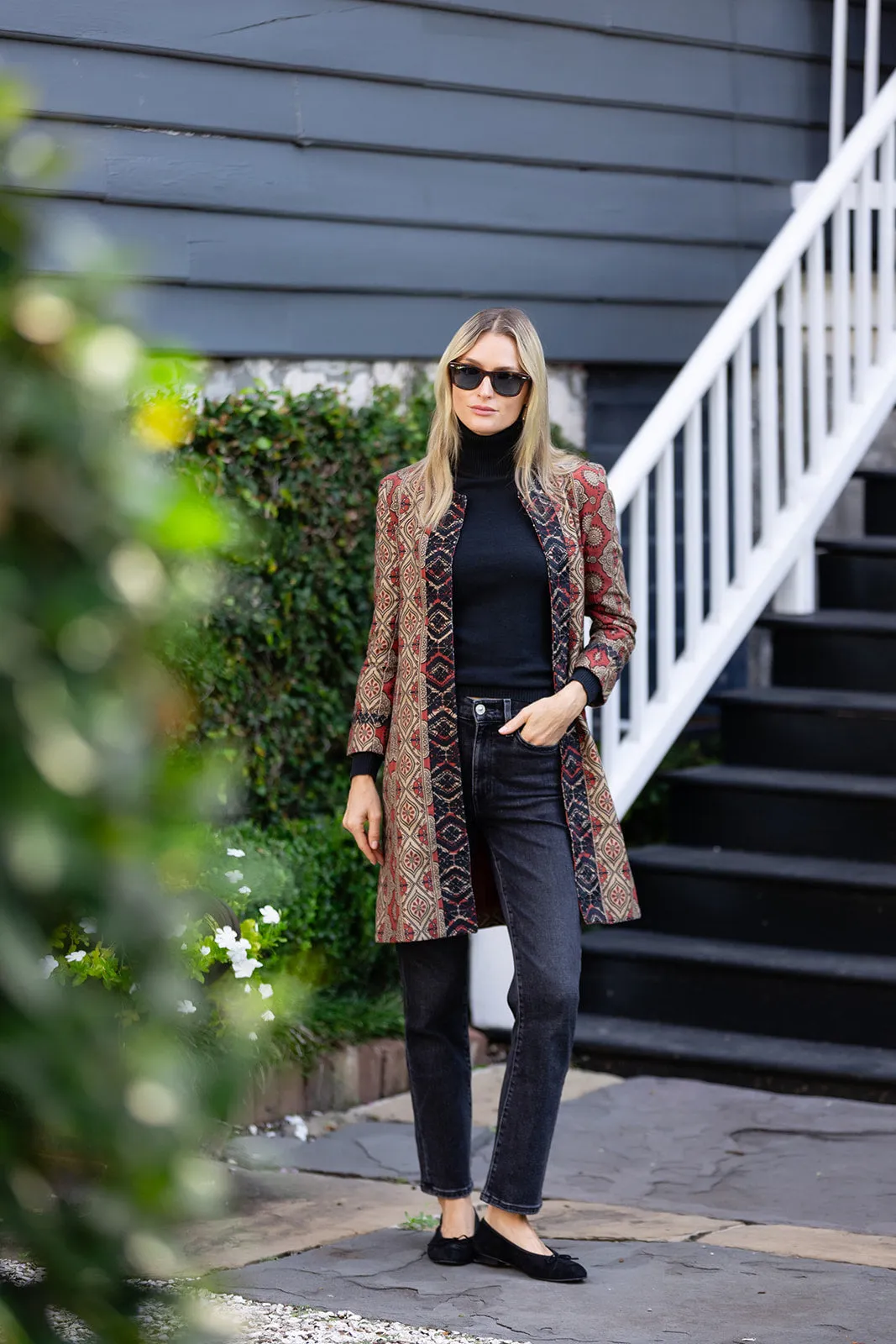 Ali Jacket - Clay Palazzo Tile sold by Julia Amory product image thumbnail 5