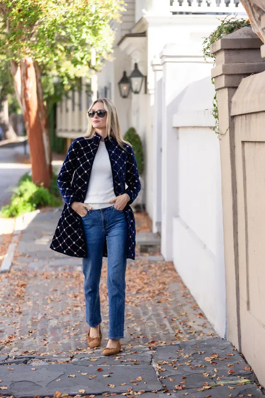 Jackie Coat - Peacoat sold by Julia Amory