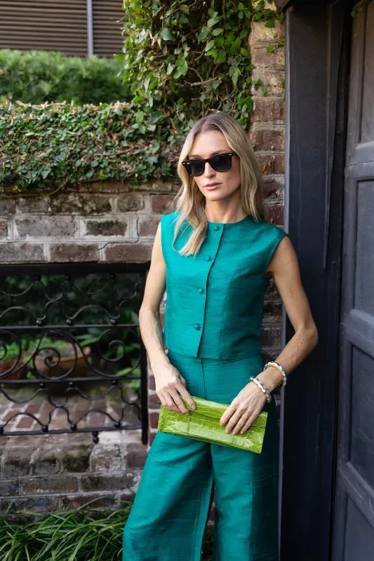 Blair Top - Jade sold by Julia Amory