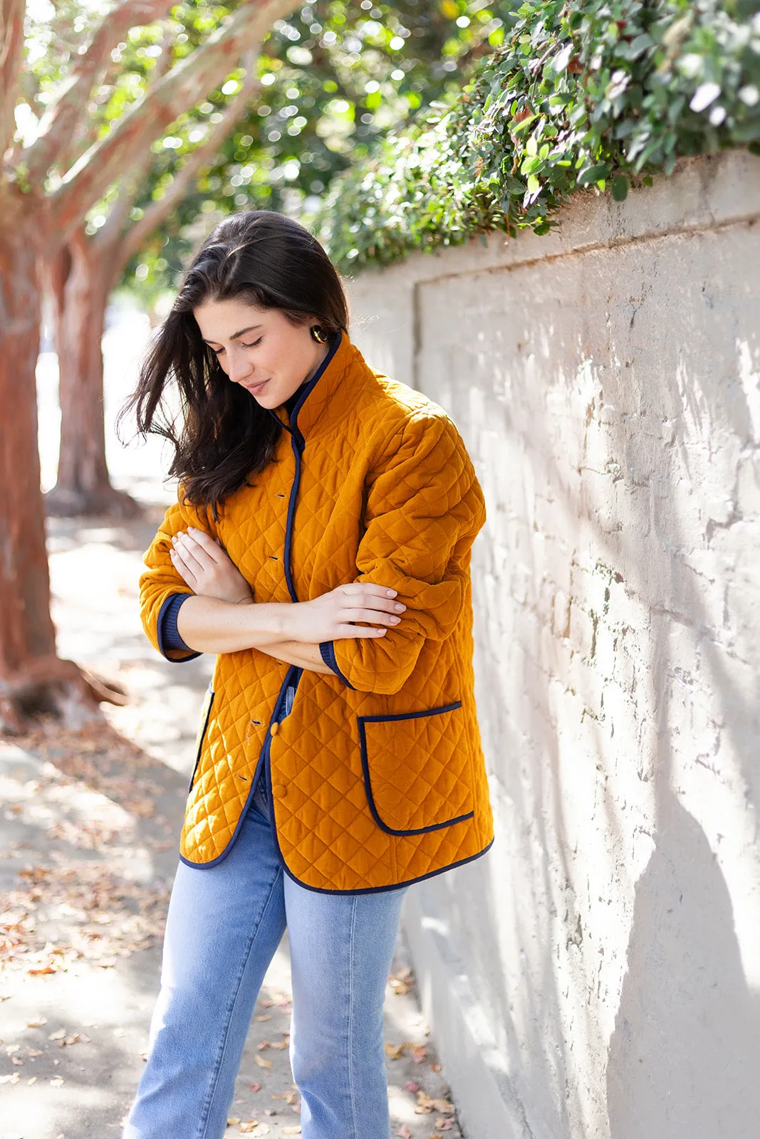 Oversized Dakota Jacket Corduroy - Tobacco sold by Julia Amory product image thumbnail 5