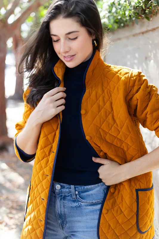 Oversized Dakota Jacket Corduroy - Tobacco sold by Julia Amory