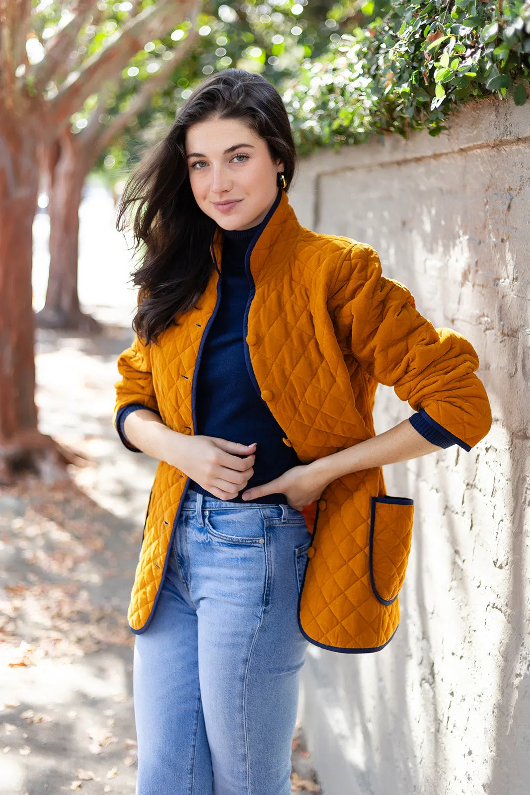 Oversized Dakota Jacket Corduroy - Tobacco sold by Julia Amory product image thumbnail 4