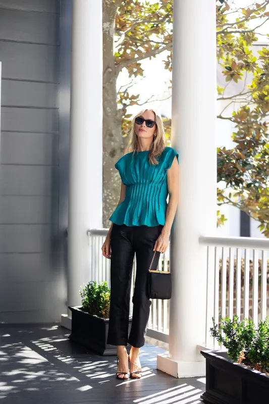 Ava Top - Cyan sold by Julia Amory