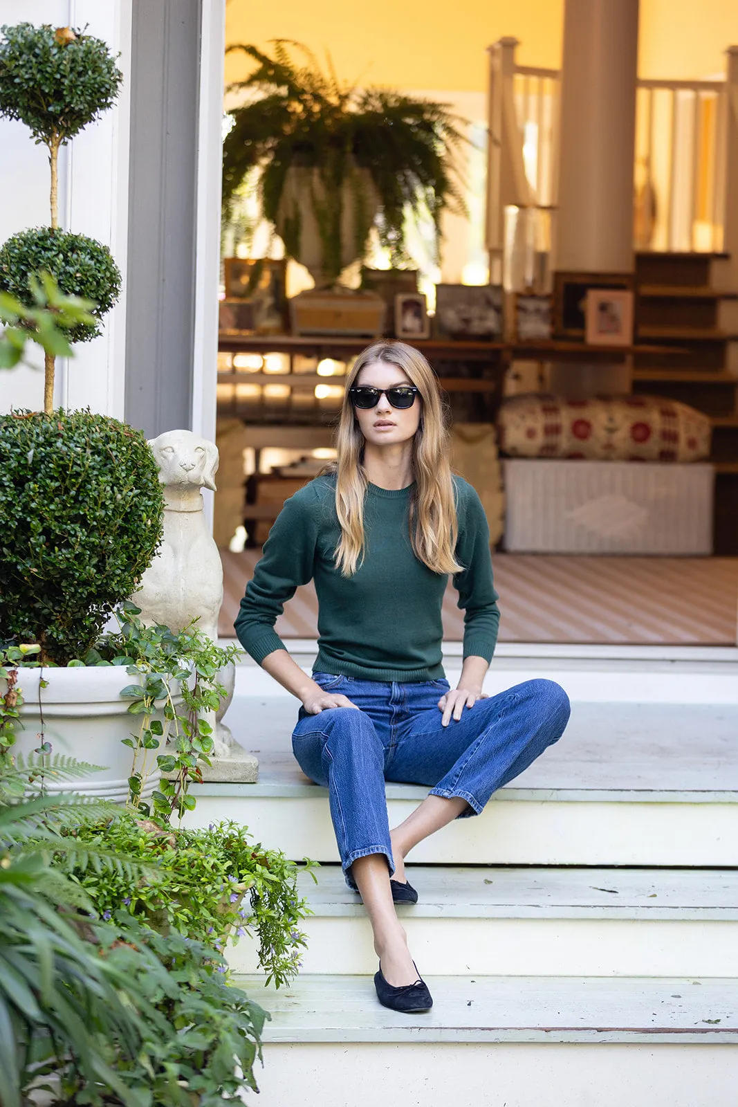 Bacall Sweater - Balsam sold by Julia Amory