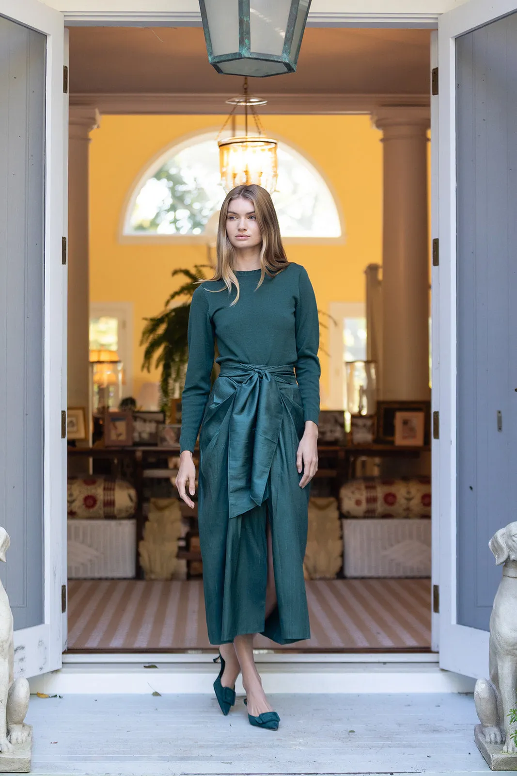 Cartagena Wrap Skirt - Balsam sold by Julia Amory product image thumbnail 5