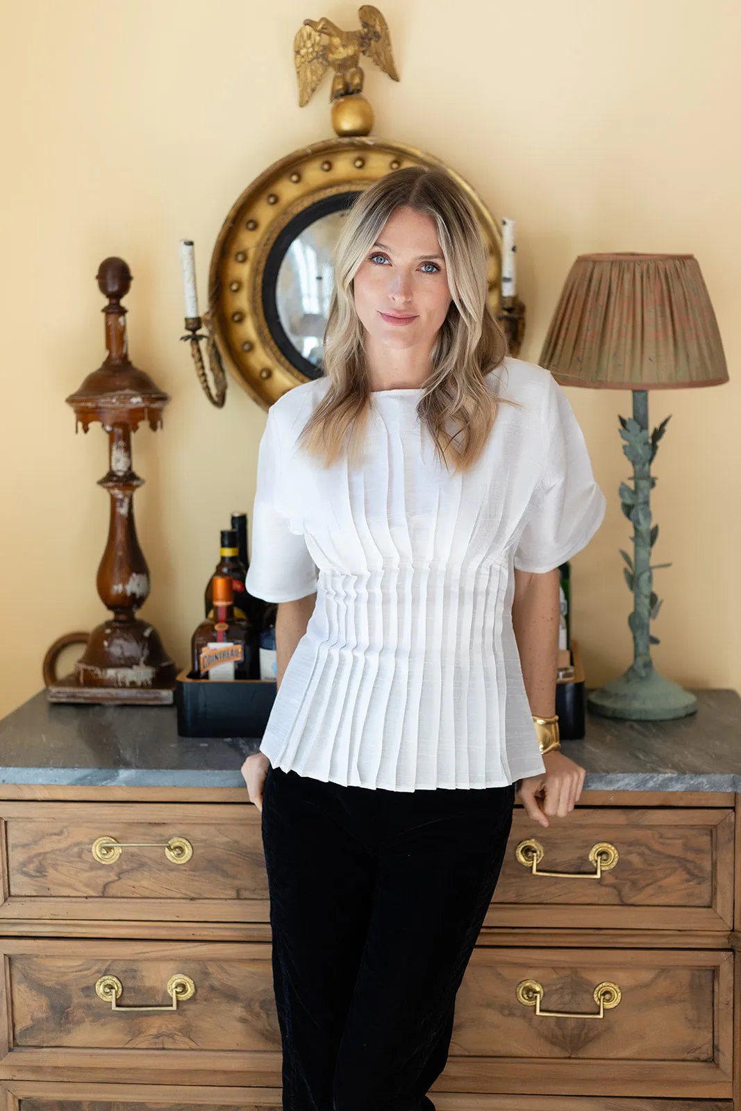 Emma Top - Blanc sold by Julia Amory