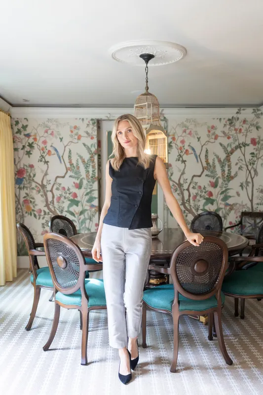 Jackie Pant - Platinum sold by Julia Amory