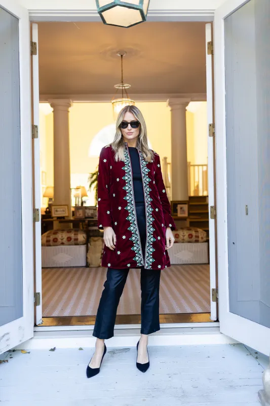 Sloane Jacket - Scarlet sold by Julia Amory