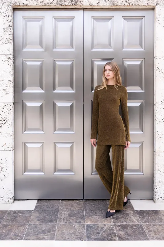 Metallic Pant - Gold sold by Julia Amory