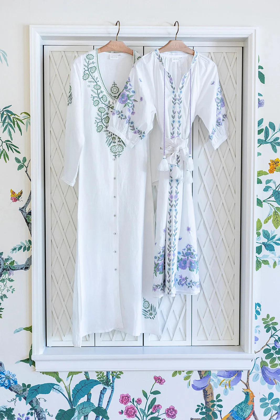 AERIN X JA Chloe Caftan - Blanc sold by Julia Amory product image thumbnail 4