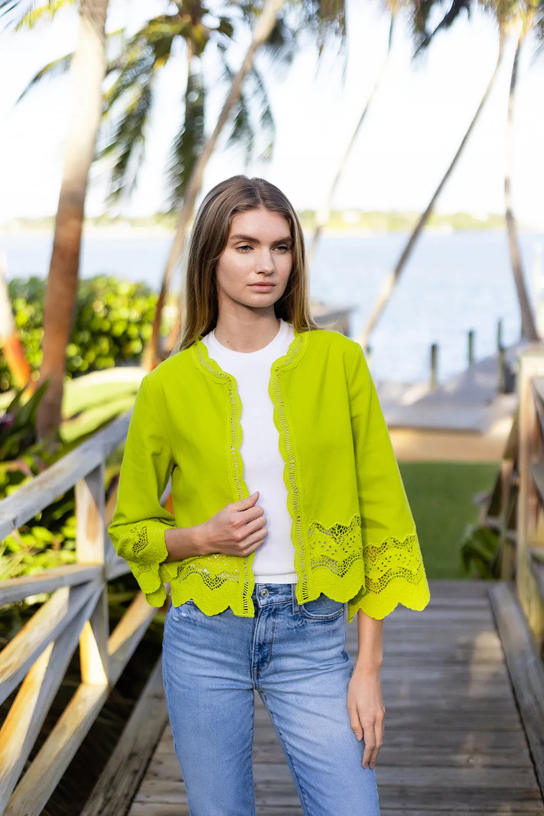 Diana Jacket - Pear sold by Julia Amory product image thumbnail 2