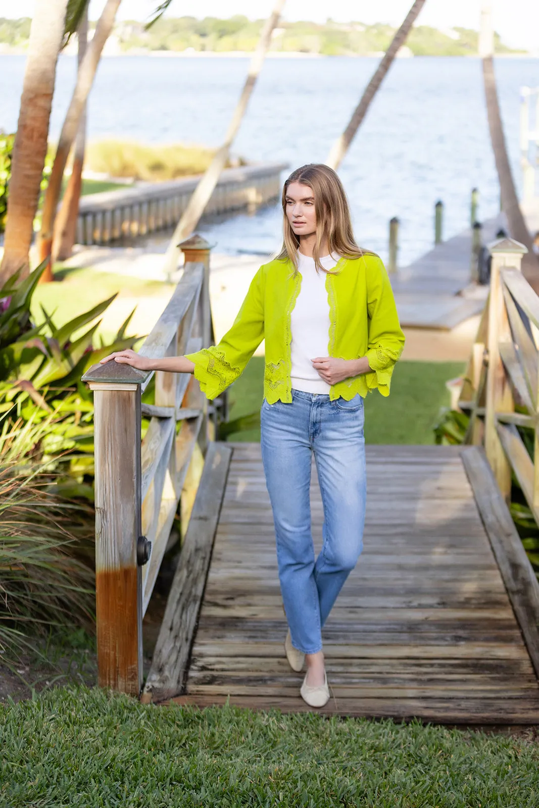 Diana Jacket - Pear sold by Julia Amory