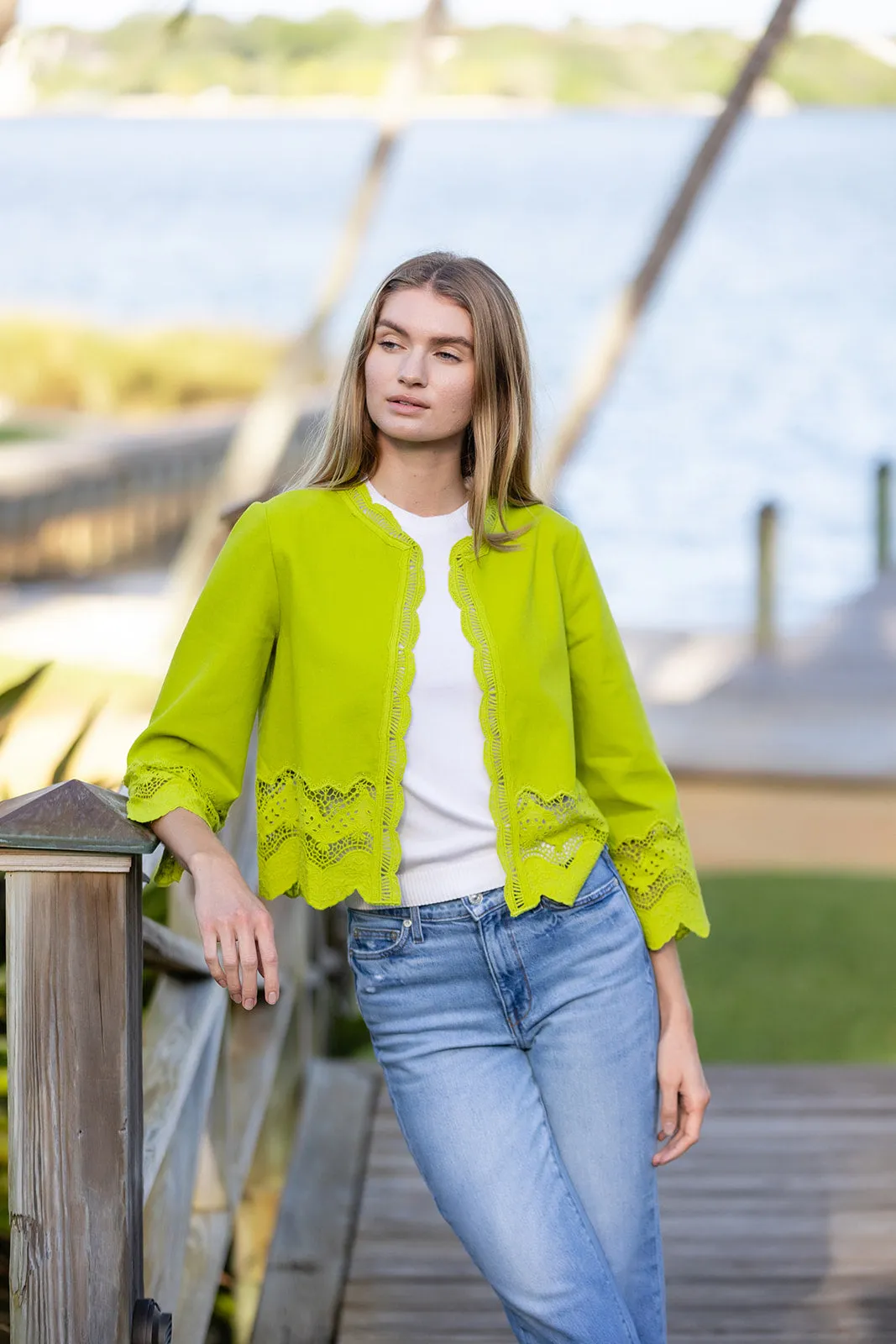 Diana Jacket - Pear sold by Julia Amory product image thumbnail 5