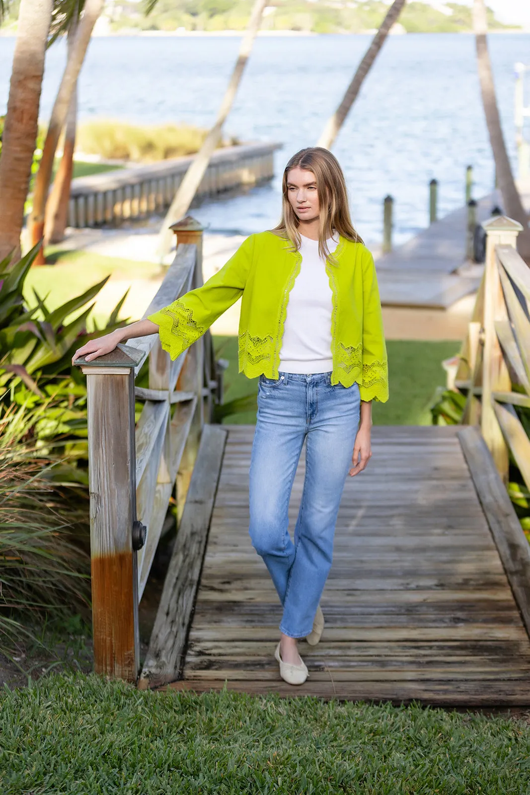 Diana Jacket - Pear sold by Julia Amory product image thumbnail 4