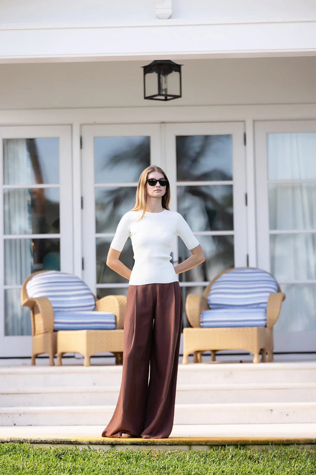 Beatriz Pant Linen - Coco sold by Julia Amory product image thumbnail 4