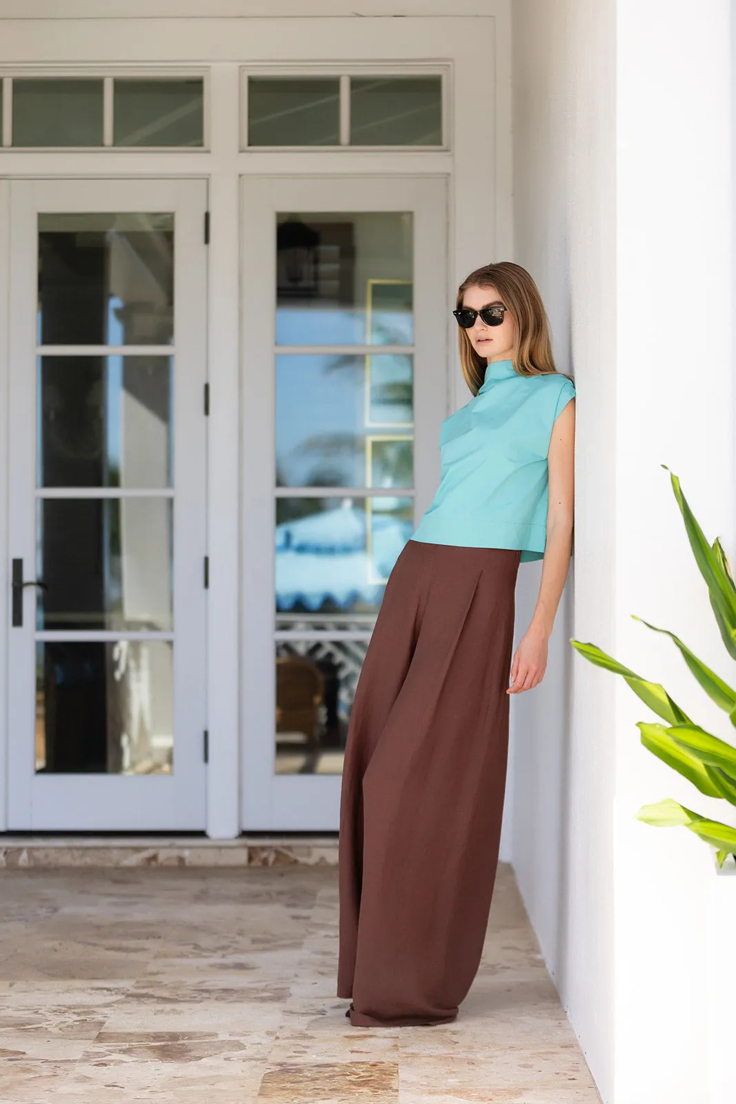 Beatriz Pant Linen - Coco sold by Julia Amory product image thumbnail 3