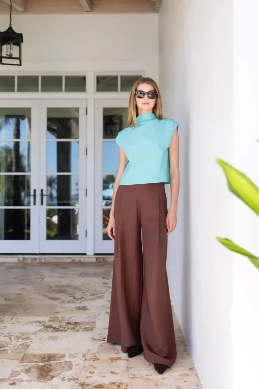 Beatriz Pant Linen - Coco sold by Julia Amory